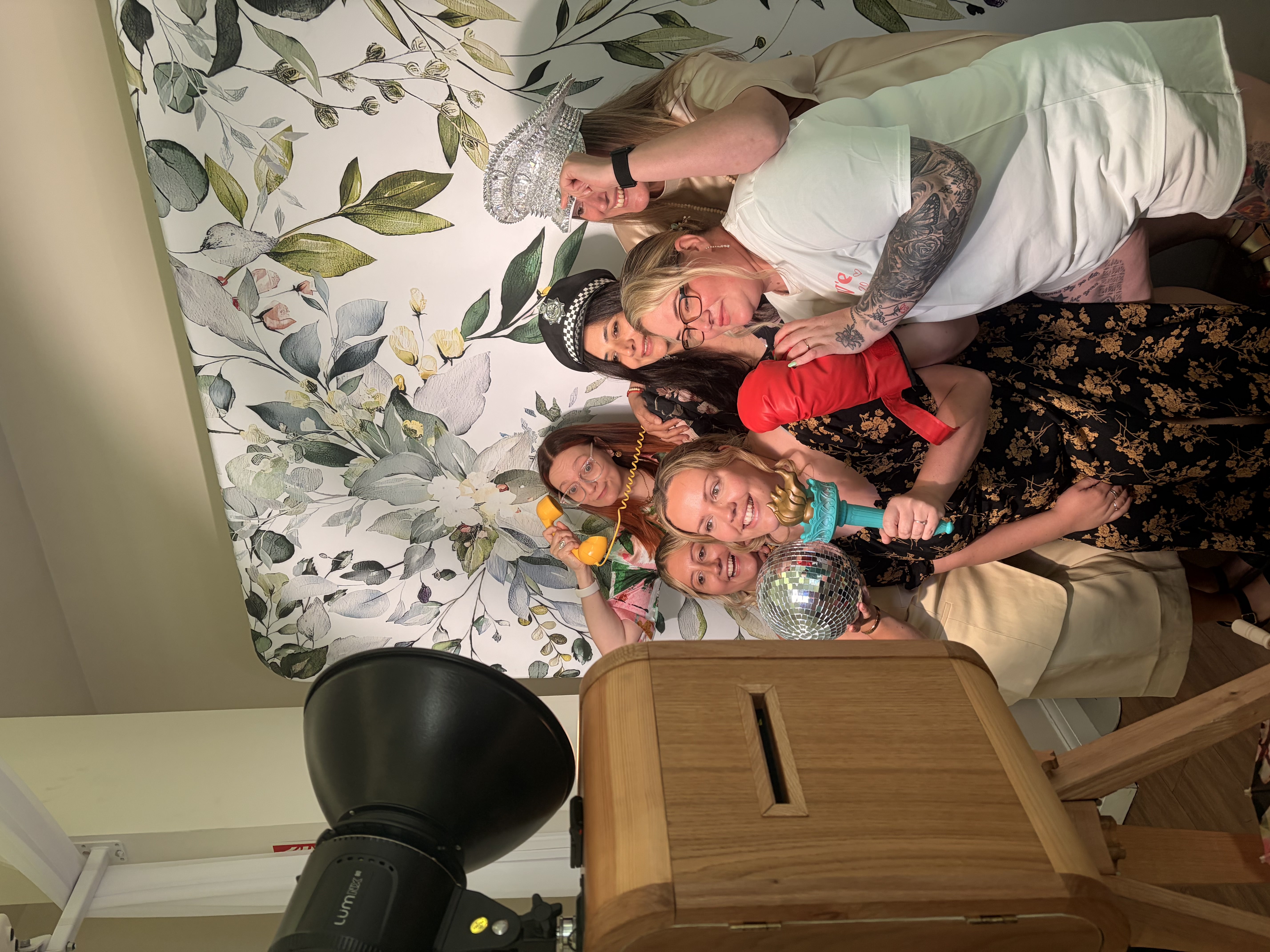 Photo booth hire at a wedding in Leicester